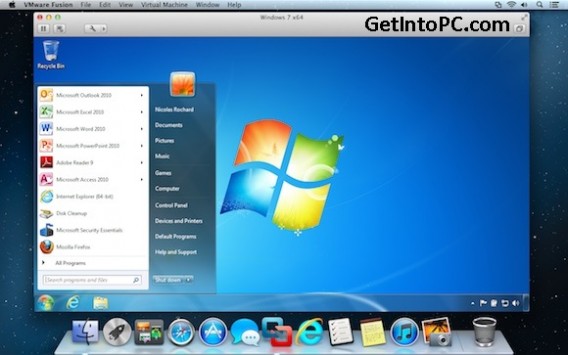mac os x pc free easy vmware player download